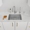 Elkay 16 Gauge SS 23-1/2" x 18-1/4" x 10" Single Bowl Undermount Sink Kit with Filtered Beverage Faucet EFRU211510TFG - alternate 1